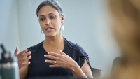 Center Faculty teaching a seminar
